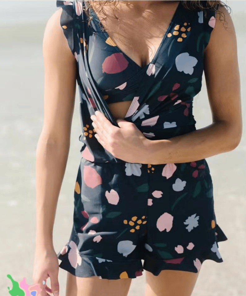 Anouk – Badpak met ruffles en borstondersteuning