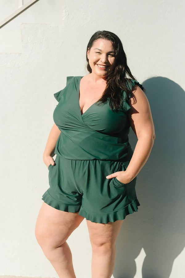 Anouk – Badpak met ruffles en borstondersteuning