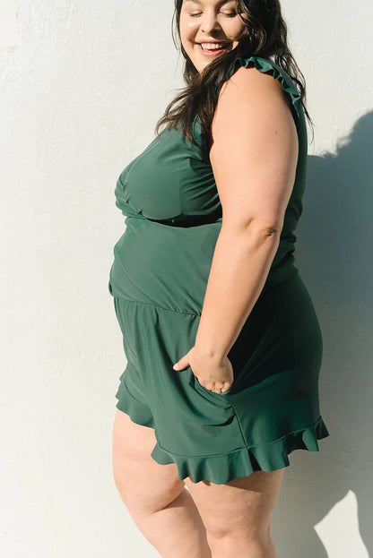 Anouk – Badpak met ruffles en borstondersteuning