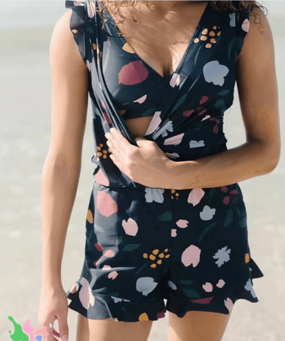 Anouk – Badpak met ruffles en borstondersteuning