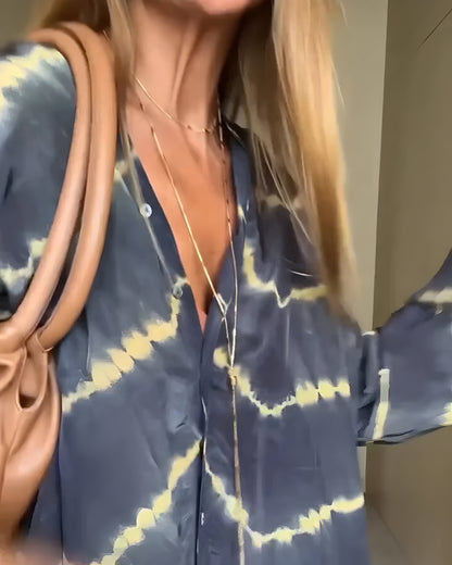 Julia™ | Boho Gestreepte Maxi-jurk
