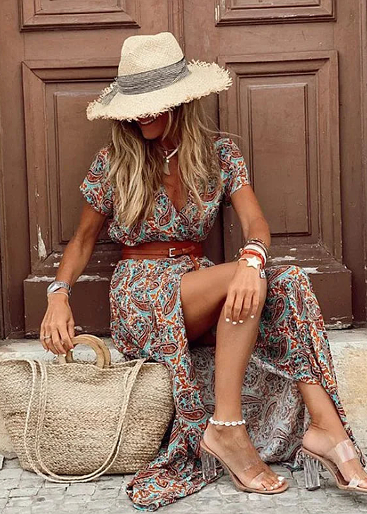 Lumita™ | Kevyt boho-tyylinen maksimekko imartelevalla siluetilla